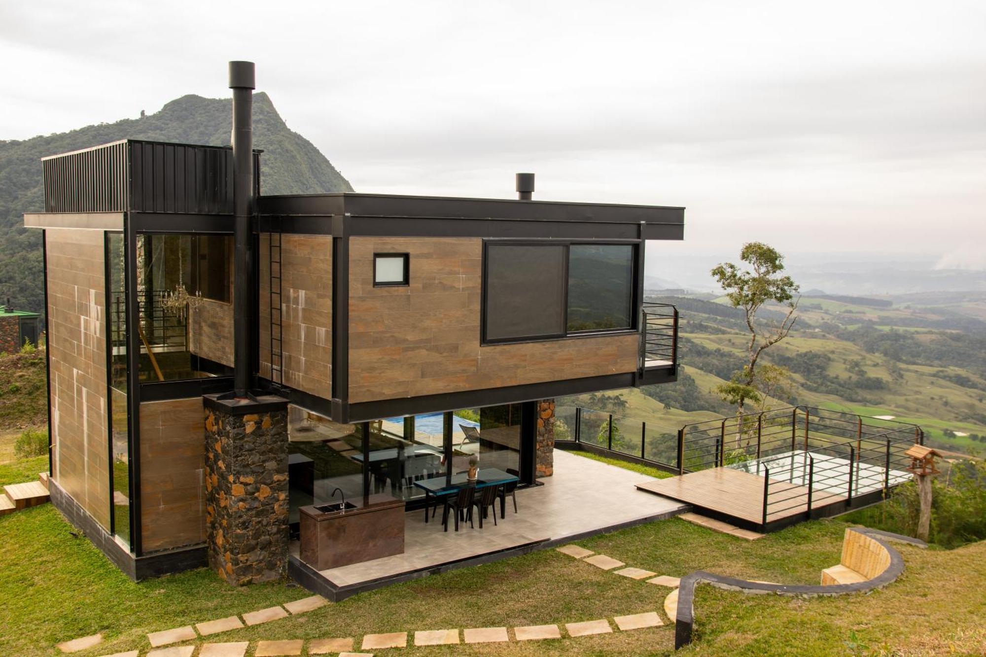 Caminho Das Nuvens - Cabanas De Montanha Bom Retiro  Exterior foto